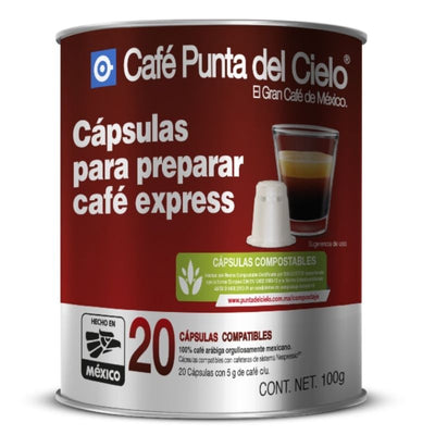 Café Punta del Cielo Cápsulas Express regular Mercado de Cafés